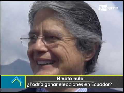 El voto nulo ¿Podría ganar elecciones en Ecuador?