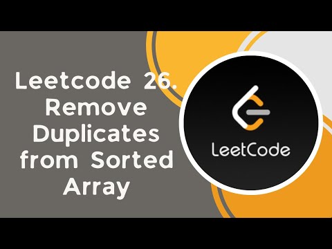 Remove Duplicates from Sorted Array | c++ | Leetcode 26 | Array