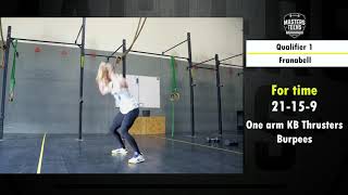 Masters & Teens Throwdown - Qualifier 21.1 "Franabelle"