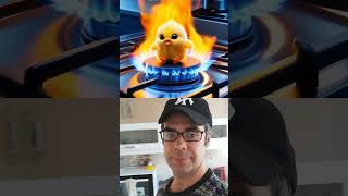 Küçük Sarı Civciv Ocakta Sıkışıp Kaldı Şvetedüş