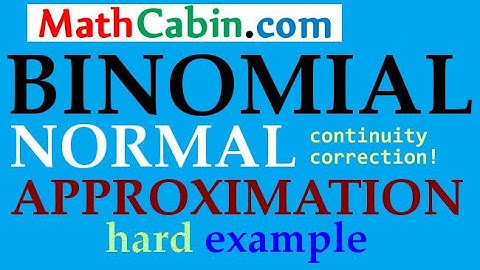 🎲 Normal Approximation to Binomial Distribution word problem #2 ! ! ! ! !