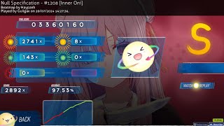osu!taiko 7.28* | Null Specification - #1208 | 97.53% FC