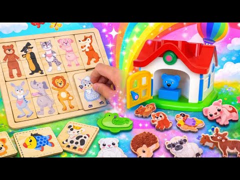 🌍 Animal Adventures With Cute Friends 🐻🦒 #KidsDIY #EasyKidsCrafts