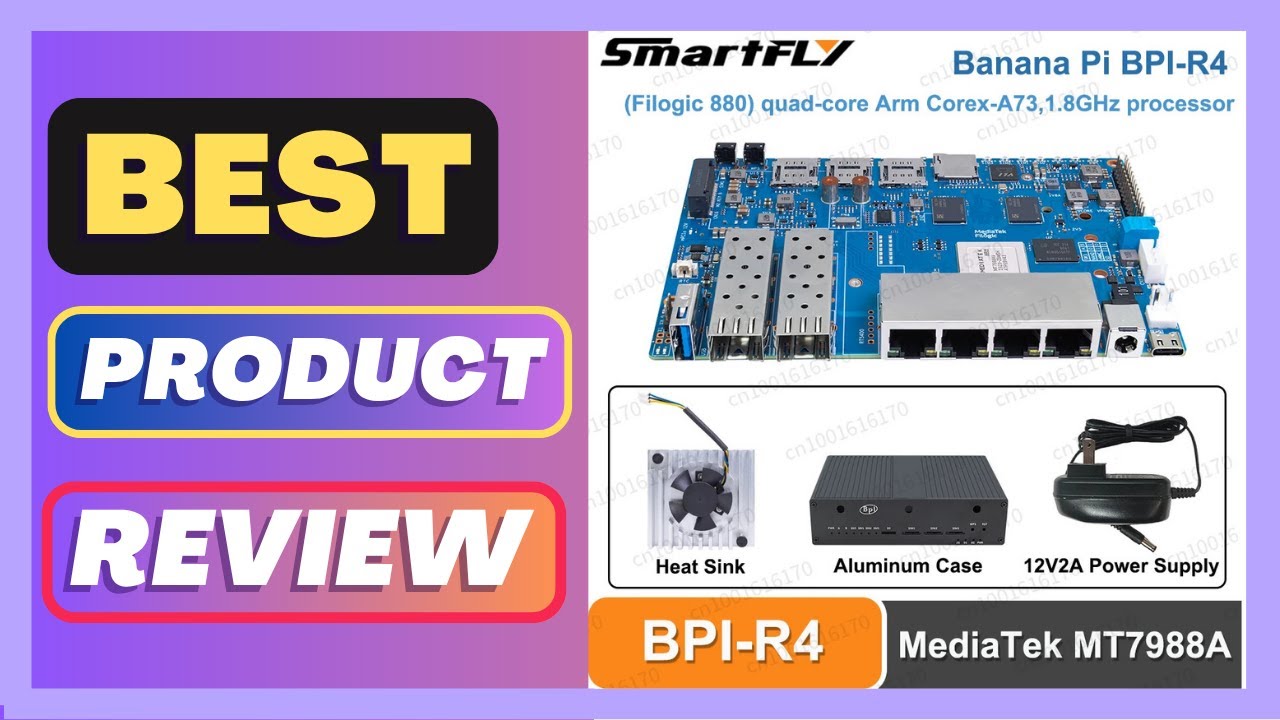 Best Banana Pi BPI-R4 Router board MediaTek - YouTube