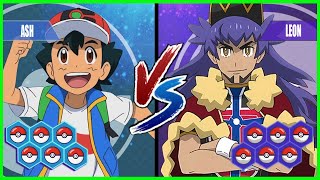 Pokemon Battle Pedia: Ash Vs Leon