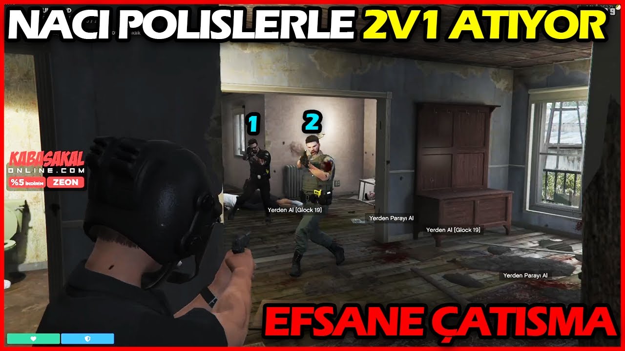 NACİ VE EKİBİ POLİSLERLE ÇATIŞIYOR l NAKİL SOYGUNU l ED:V RP GTA V EFSANE ÇATIŞMA