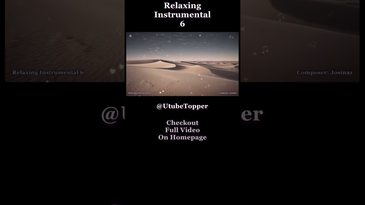 Relaxing Instrumental 6: Calm Mind Meditation Study Stress Relief Healing Body | Piano Guitar Flute