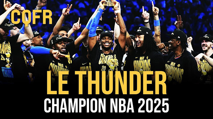 Le Thunder champion NBA 2025 ! Réactions, débrief et analyse #CQFR