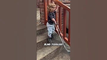 This helps this blind toddler so much 🥹
