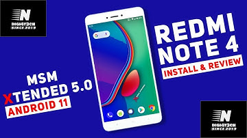|MSM XTENDED XR| 5.0 On |Redmi Note 4| |Mido| |Full Review| & |Installation| By |DIGI4T3CH|