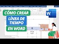 Cómo crear línea de tiempo en Word | Tutorial