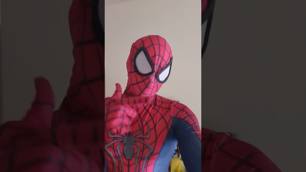 Cosplay de Homem-Aranha 🕷 #personagemvivo #spiderman #homemaranha #evento #cosplay #fantasia