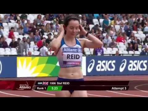 Stef Reid | Gold Women's Long Jump T44 | Final | London 2017 World Para Athletics Championships