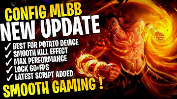 NEW !! ML 120 Fps Super Smooth Lag Fix Config | Boost Fps + Ping Booster Script | Patch All Star ML