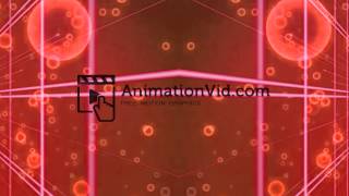 Orange Circle Grid Motion Background