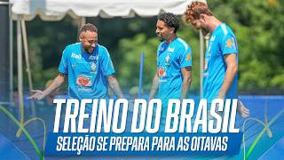 TREINO DA SELEÇÃO BRASILEIRA AO VIVO: AJUSTES FINAIS PARA BRASIL X NORUEGA NA COPA DO MUNDO