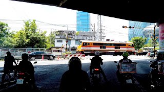 【4K】Bangkok Ride Hua Lamphong to BITEC Bang Na 2021 Thailand 国鉄フアランポーン駅 バイテック展示センター バンコク タイ 후아람퐁 방콕