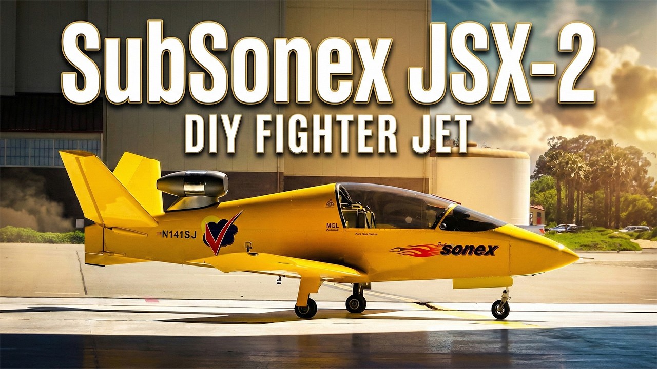Build Your Own Fighter Jet in a Garage! The Ultimate DIY Microjet - YouTube