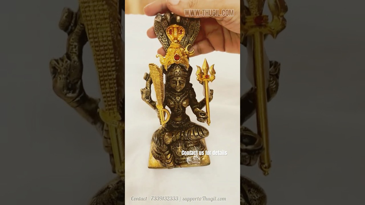 Decorate small idols and statues using white wax or honey glue தேன் மெழுகு from Thugil