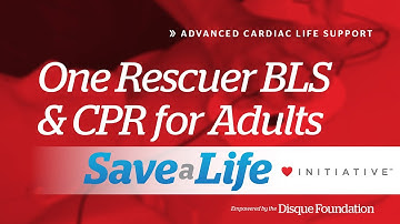 3e: One-Rescuer BLS and CPR for Adults (2025)