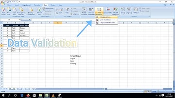 Membuat Dropdown List Dengan Data Validation di Excel #tutorialexcel #belajarexcel #belajarkomputer