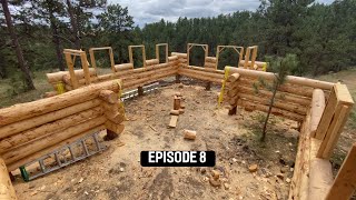 Solo Log Cabin Build-Episode 8