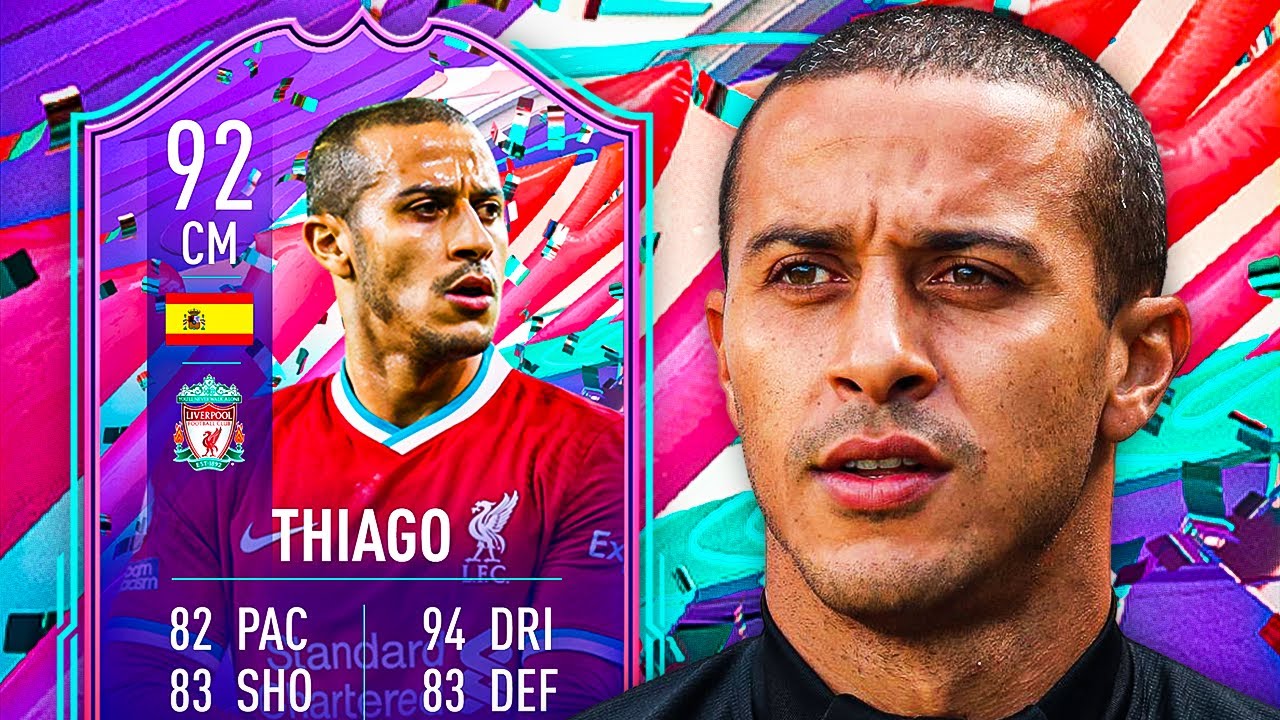 5⭐5⭐ WITH 82 PACE! 🤩 92 FUT BIRTHDAY THIAGO PLAYER REVIEW! - FIFA 21 Ultimate Team