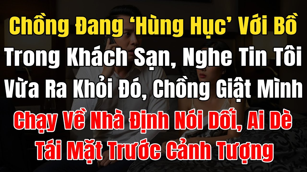 Chồng Và Bồ Đang 'Hùng Hục' Trong Ks, Nghe Tin Tôi Vừa Ở Đó Ra, Chồng Giật Mình Chạy Về Nhà  Tái Mặt