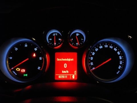 Opel Insignia 2.0 CDTI 160HP 0-200 km/h Acceleration Speedometer German Autobahn Full HD
