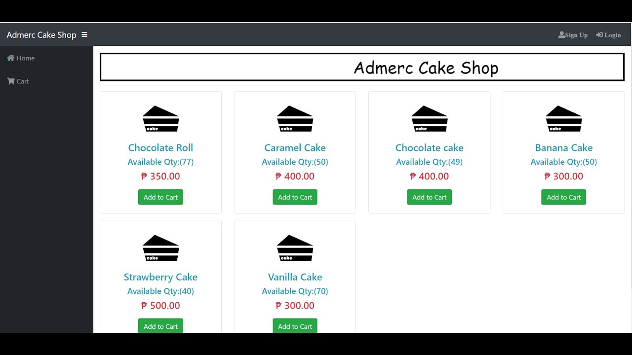 Details more than 86 cake ordering system project report latest -  in.daotaonec
