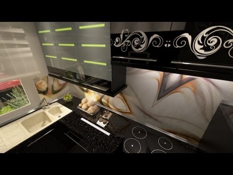 KüchenmöbelPainted Hochglanz-Küche