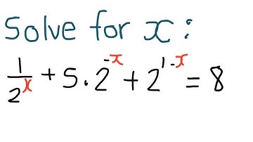 Grade 11 Maths Solving Exponential Equations by Factorisation ( DBE Maths CAPS )