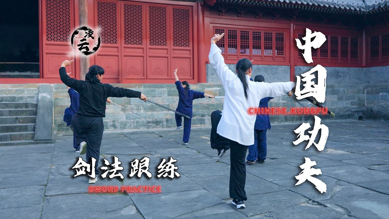 谁懂啊！武当师父教剑有多严？徒弟一个动作错三遍，凌云直接上手纠正How strict his master? Ling Yun corrected him right away.