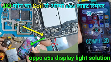oppo a5s display light solution ✅️ oppo a5s lcd light solution | oppo a5s light problem