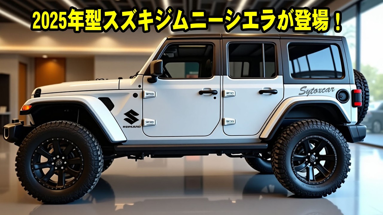 2025年式スズキ・ジムニーシエラ登場！新デザインと進化した機能、驚き
