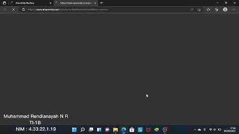 Jobsheet 1 Instalasi Anaconda dan Praktik Pemrograman Python