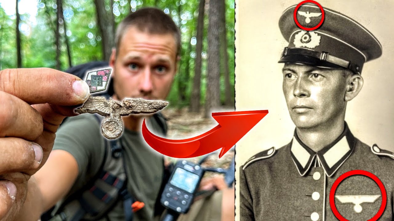 WELTKRIEGS ÜBERRESTE gefunden mit einem METALLDETEKTOR im Wald.. 😳 (WW2 Schatzsuche)