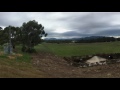 Knox retarding basin   after the storms of 29th december 2016