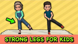 STRONG LEGS for Kids! Run, Jump, Play - 20 Min Power Workout