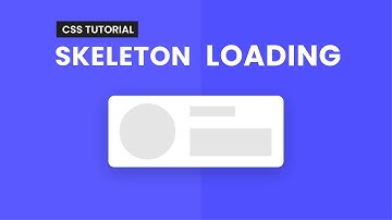 Skeleton Loading Animation CSS | HTML & CSS Tutorial