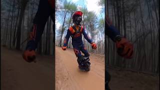 Rippin around the KingSong F18 at Kanuga bike park. #hendersonville#msrgear#insta360#dji#kingsong#