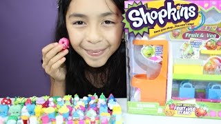 Shopkins Easy Squeezy Fruit  Playing with 100+Shopkins Collection|B2cutecupcakes