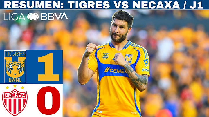 Tigres 1-0 Necaxa - J1 / Gignac da el triunfo a los felinos