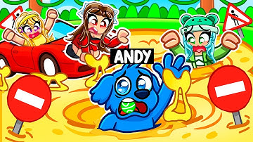 I Became A DOG And got TRAPPED In QUICKSAND in Roblox!