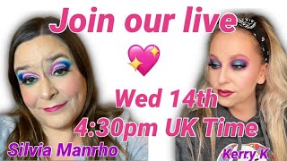 Kerry & Silvia Live Makeup & chat