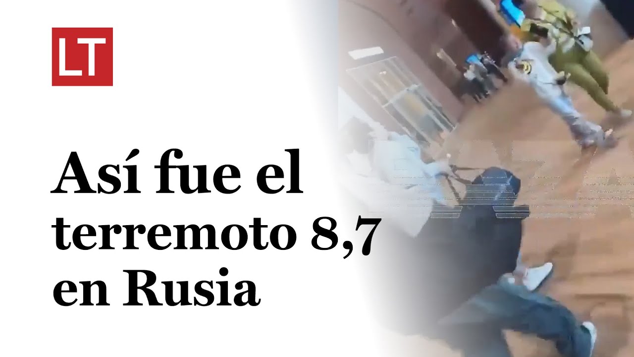 Los dramáticos registros que dejó el terremoto 8,7 en Rusia