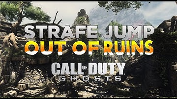 Call Of Duty Ghosts STRAFE JUMP OUT OF MAP RUINS