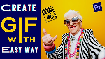 How to Make GIF in Premiere Pro/ Premiere Pro GIF Tutorial #gif