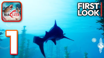 Maneater - Walkthrough Gameplay Part 1 - Tutorial (iOS, Android)