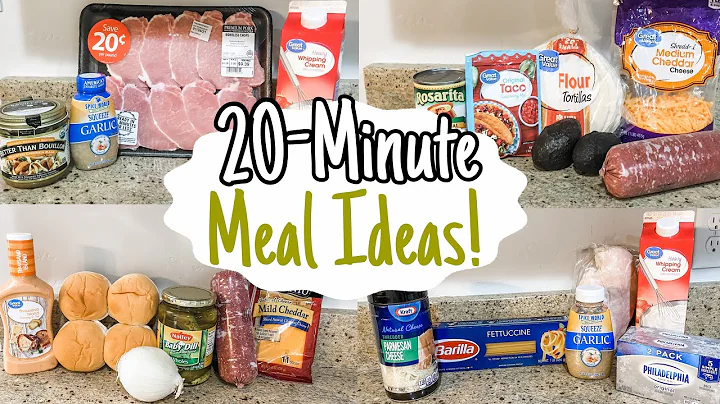 5 Tasty & Easy 20 MINUTE RECIPES | Julia Pacheco